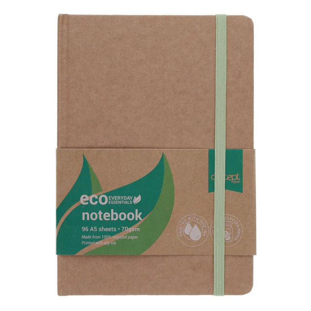 Concept Green A5 Notebook - 96 Sheets