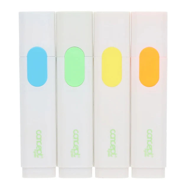 Concept Green Highlighters - Pack of 4