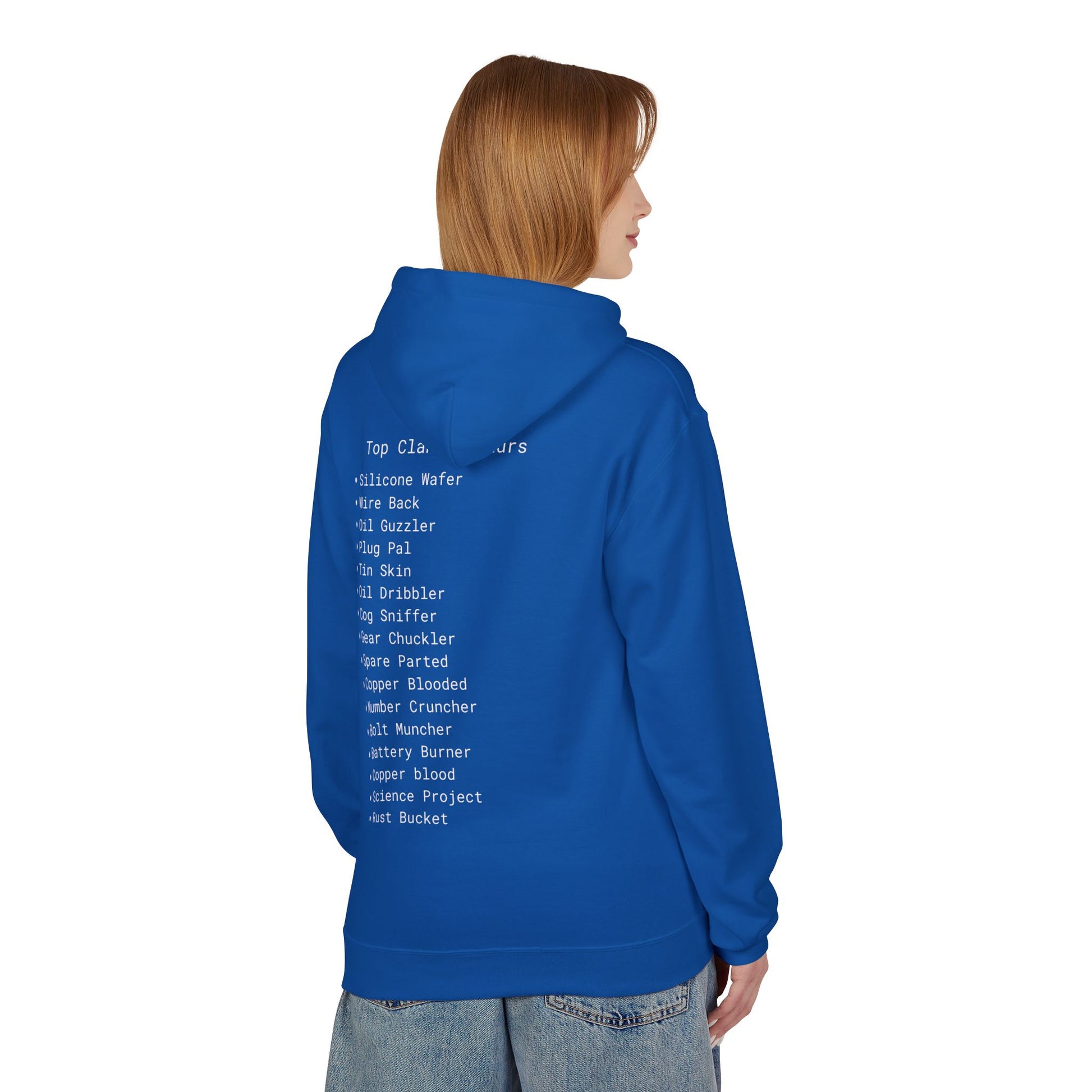 Comfortable Unisex Fleece Clanker Hoodie Mediumweight