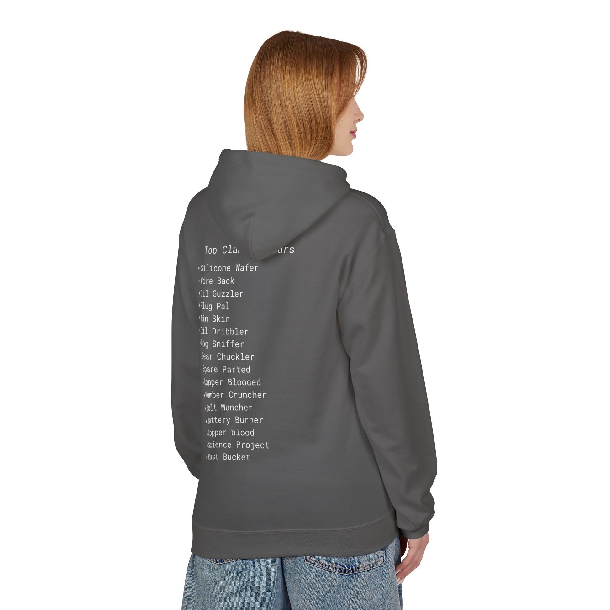 Comfortable Unisex Fleece Clanker Hoodie Mediumweight