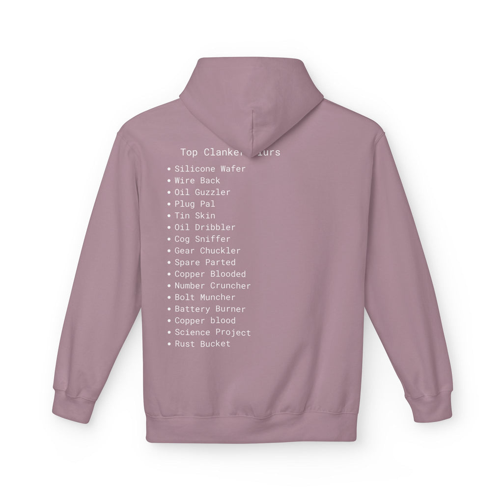 Comfortable Unisex Fleece Clanker Hoodie Mediumweight