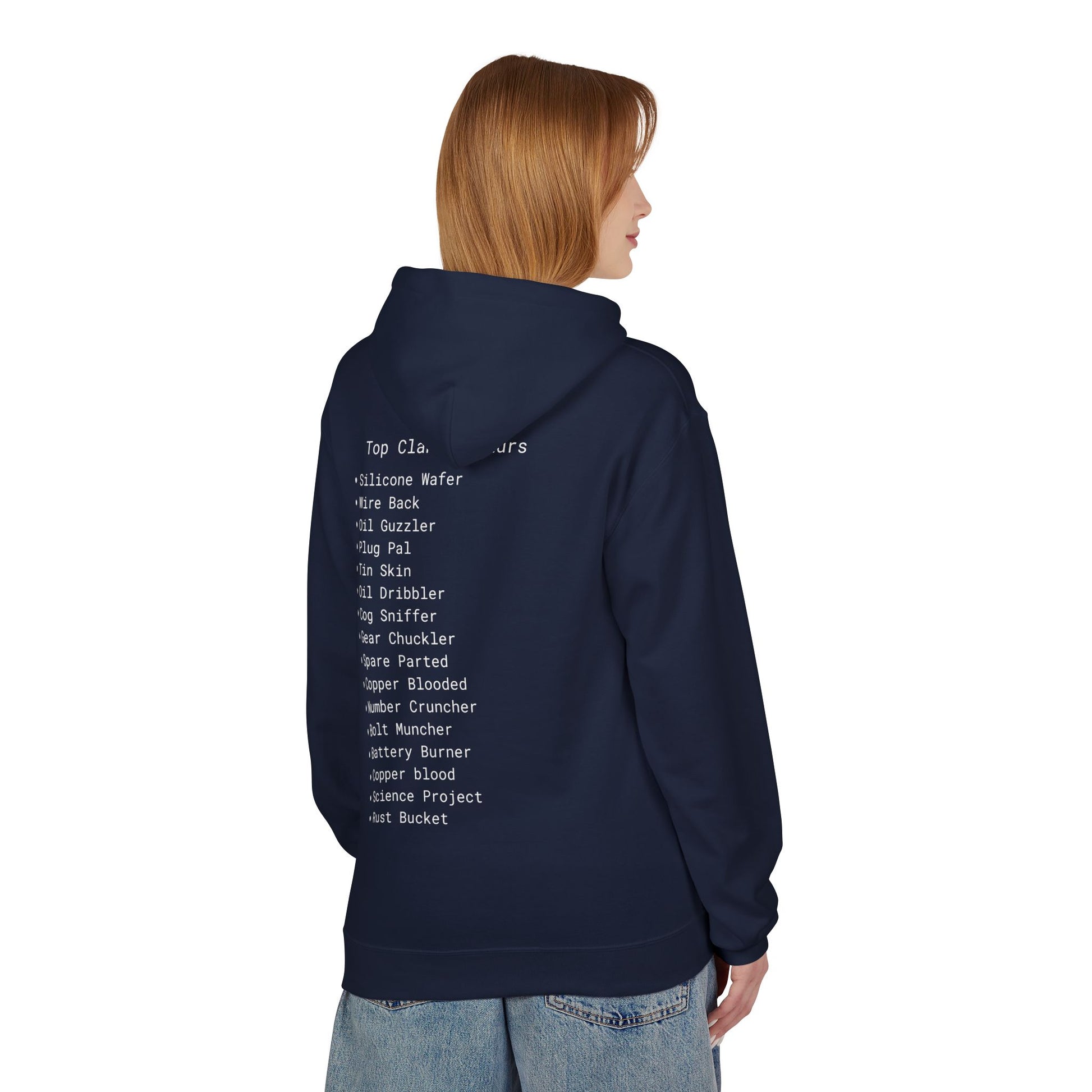 Comfortable Unisex Fleece Clanker Hoodie Mediumweight