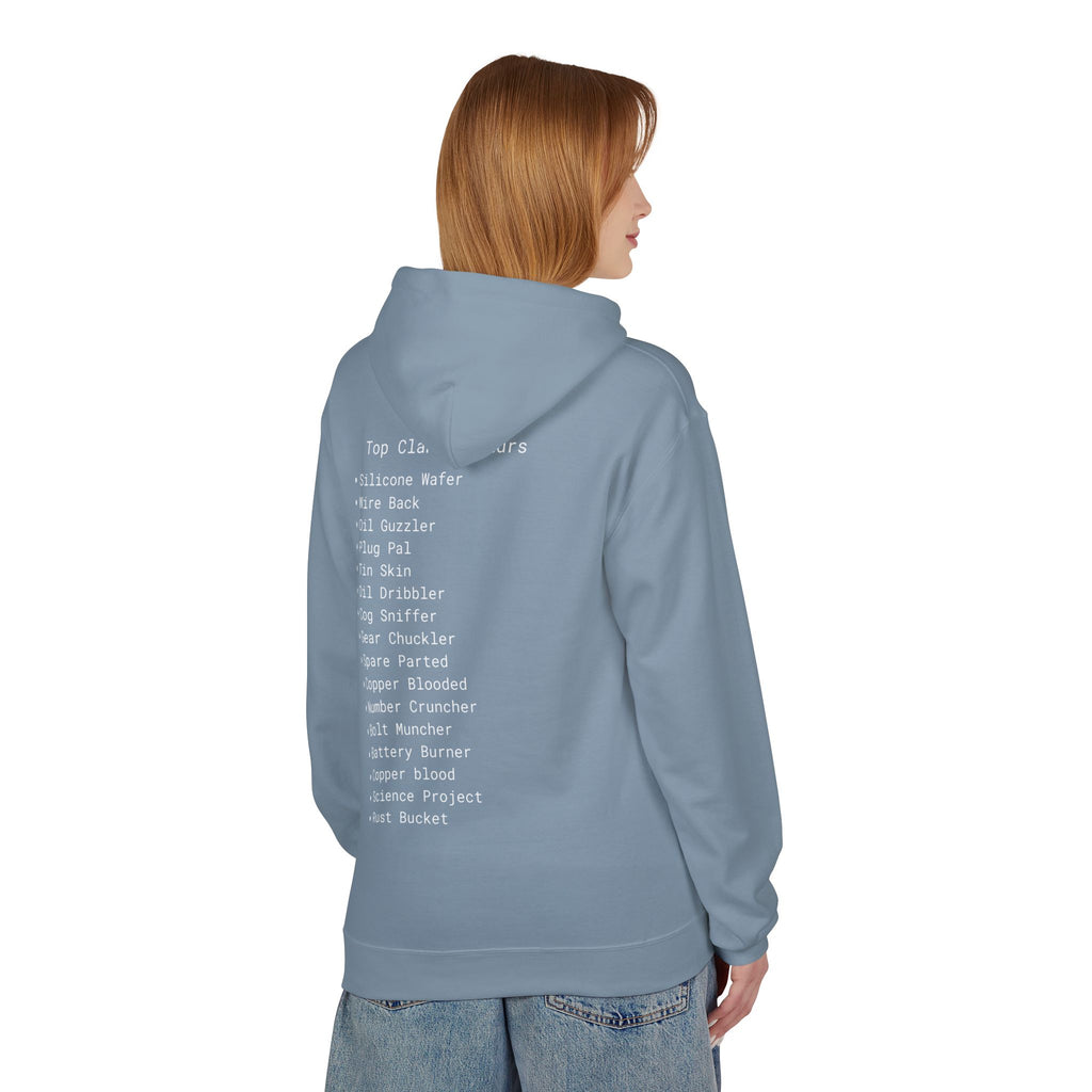 Comfortable Unisex Fleece Clanker Hoodie Mediumweight