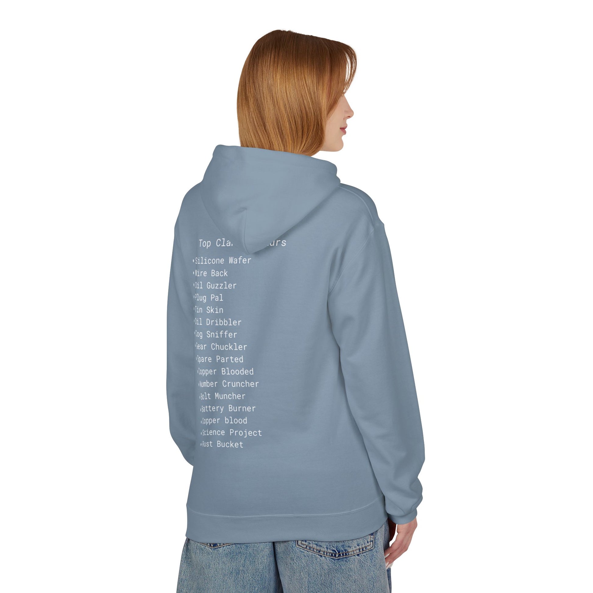 Comfortable Unisex Fleece Clanker Hoodie Mediumweight