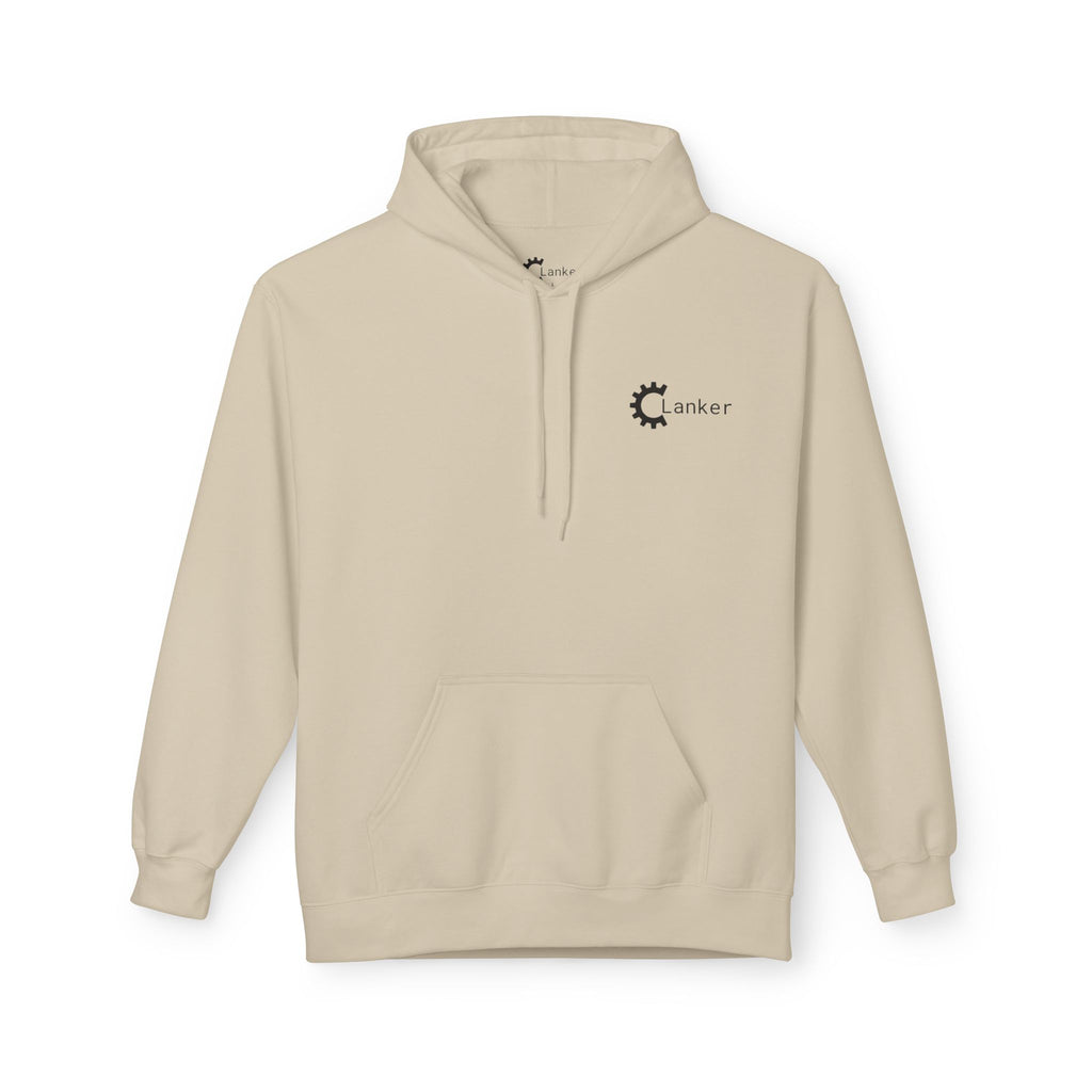 Comfortable Unisex Fleece Clanker Hoodie Mediumweight
