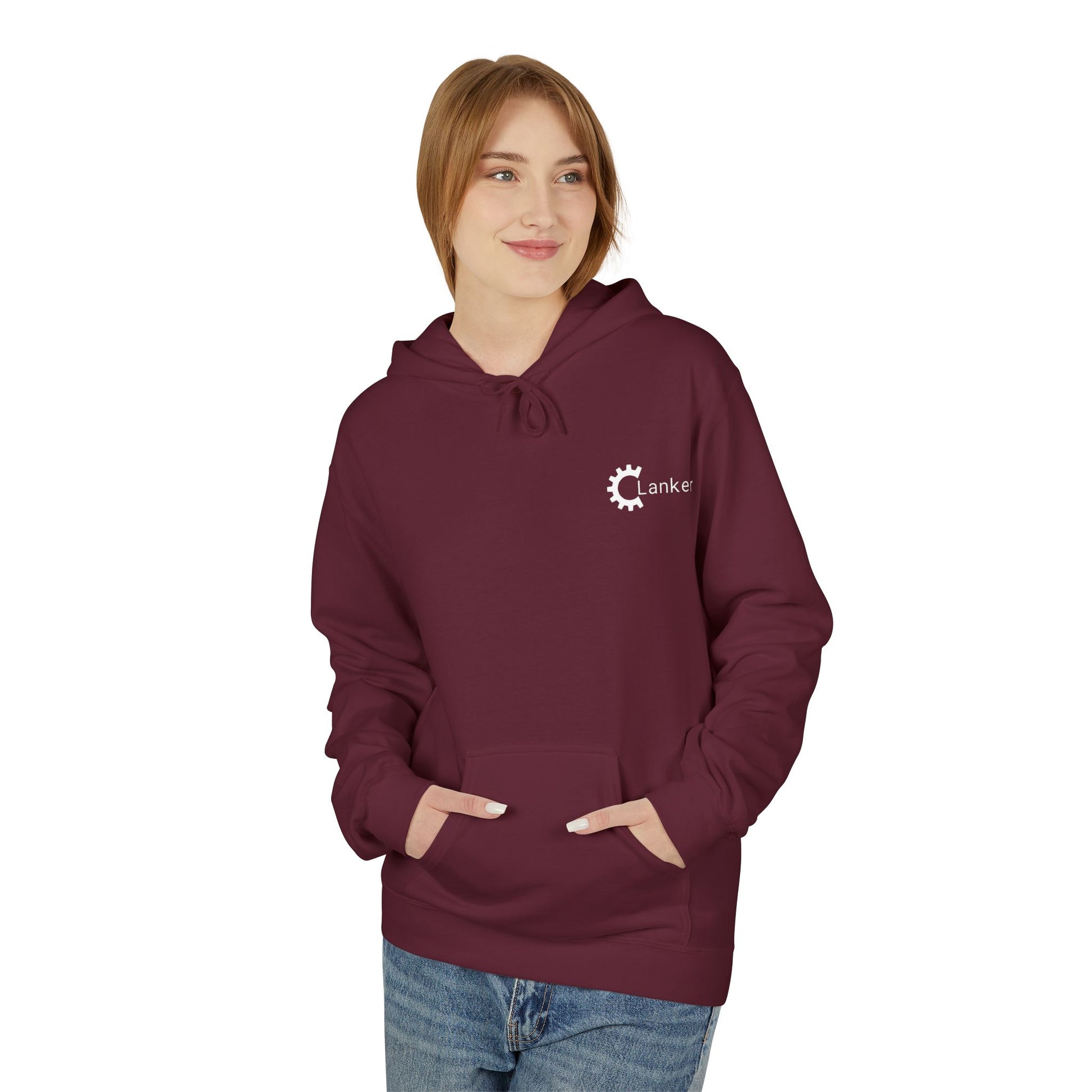 Comfortable Unisex Fleece Clanker Hoodie Mediumweight