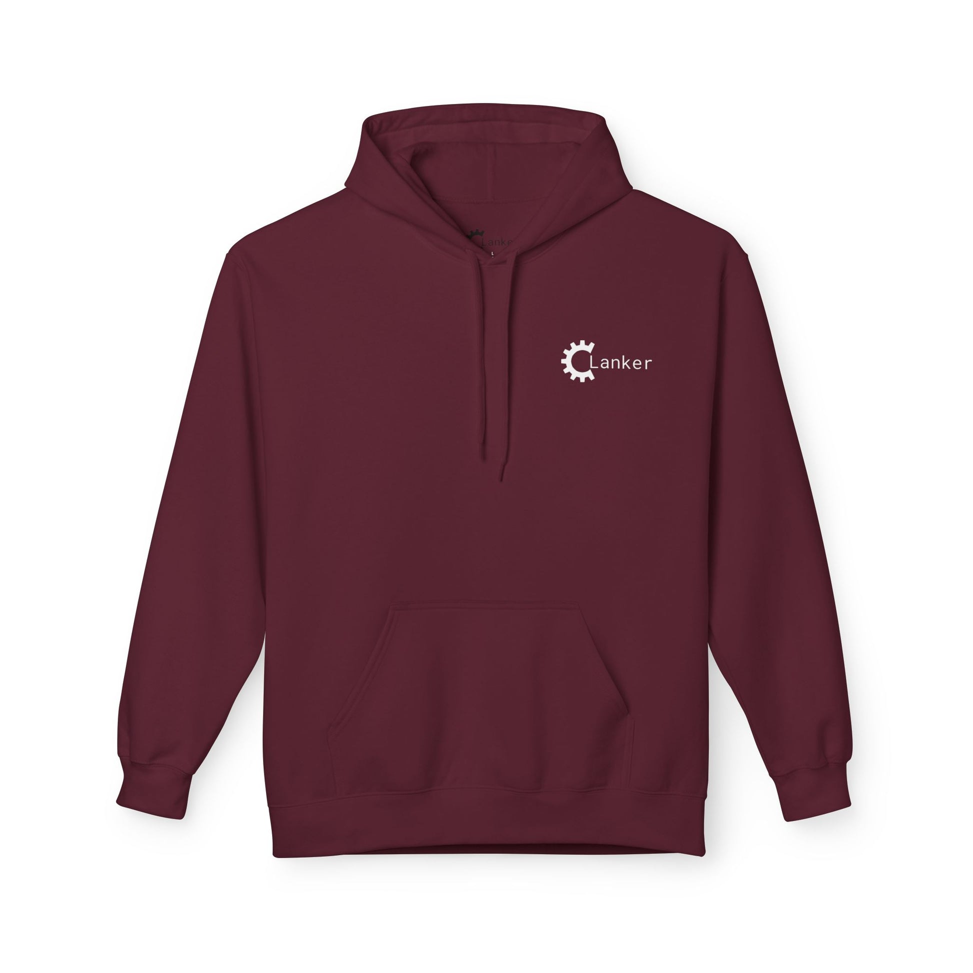 Comfortable Unisex Fleece Clanker Hoodie Mediumweight