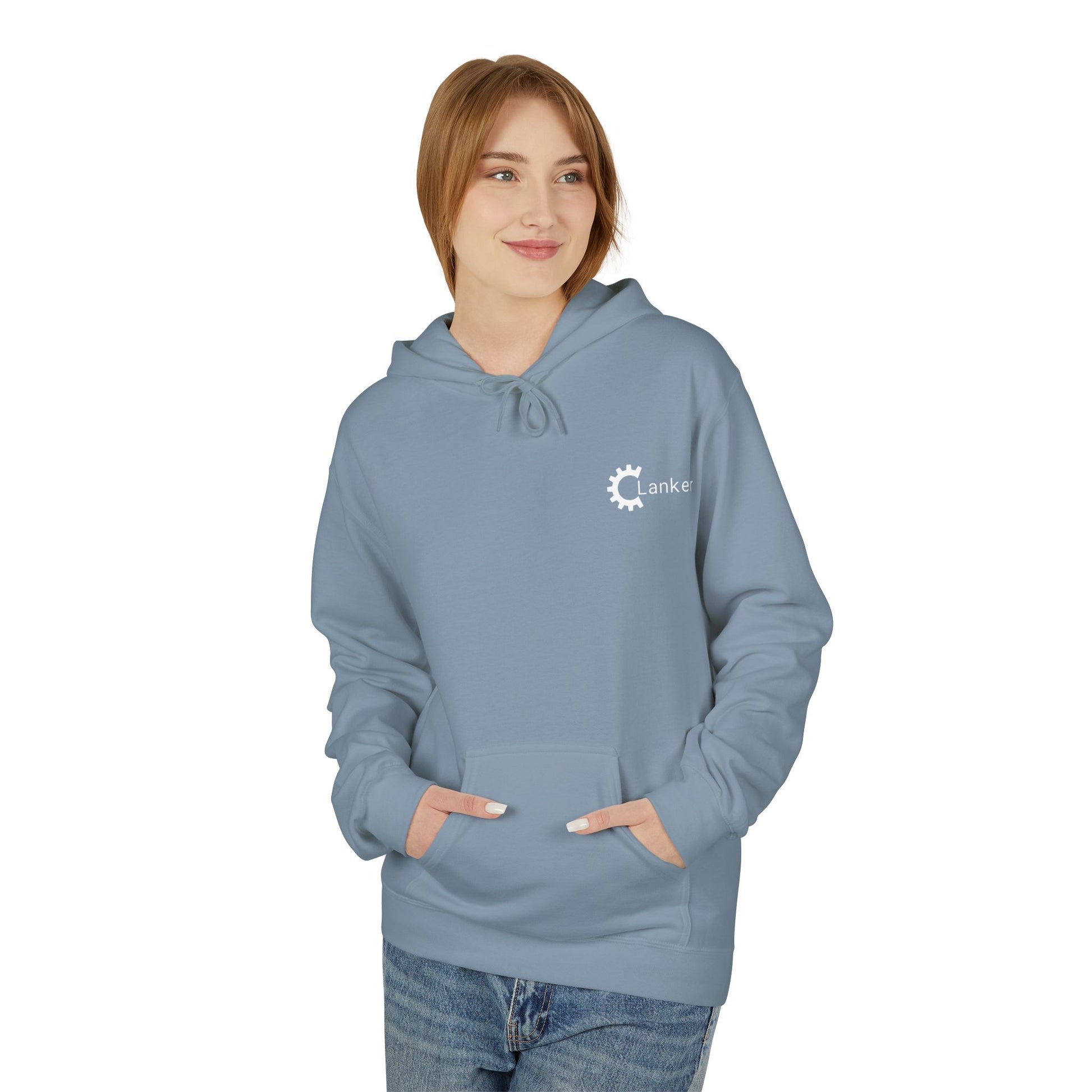 Comfortable Unisex Fleece Clanker Hoodie Mediumweight