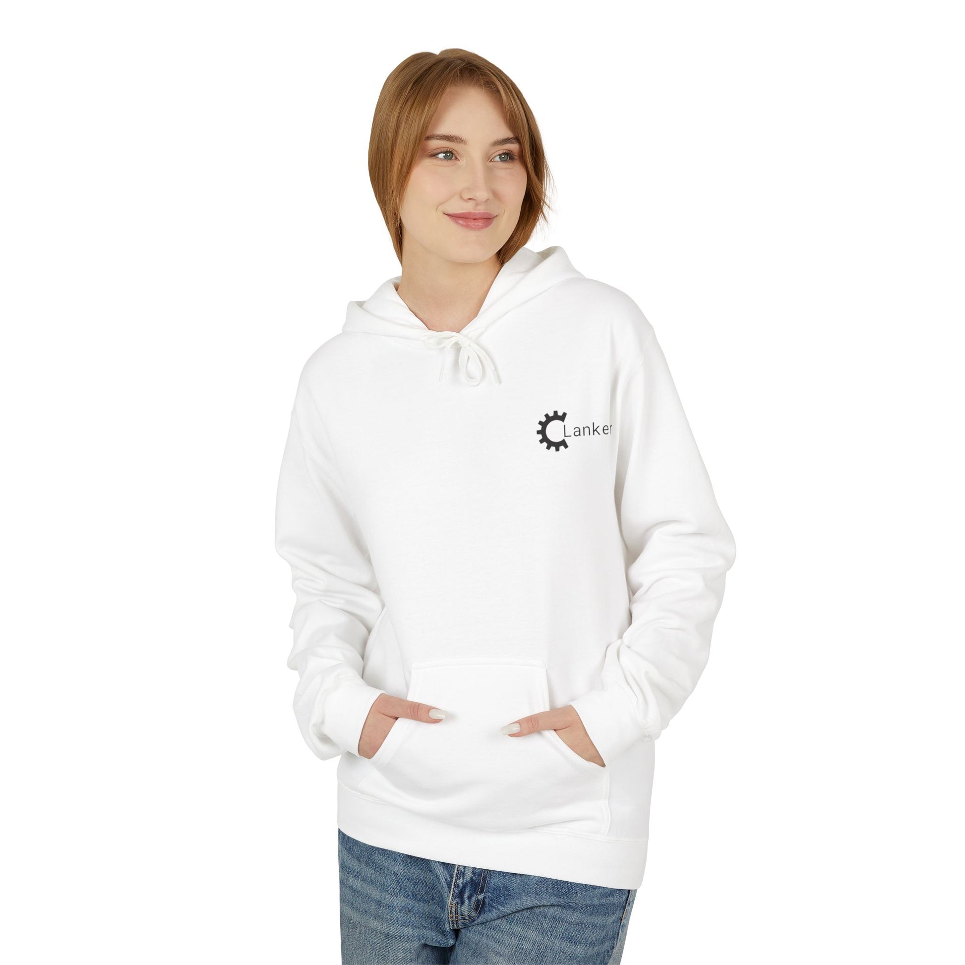 Comfortable Unisex Fleece Clanker Hoodie Mediumweight