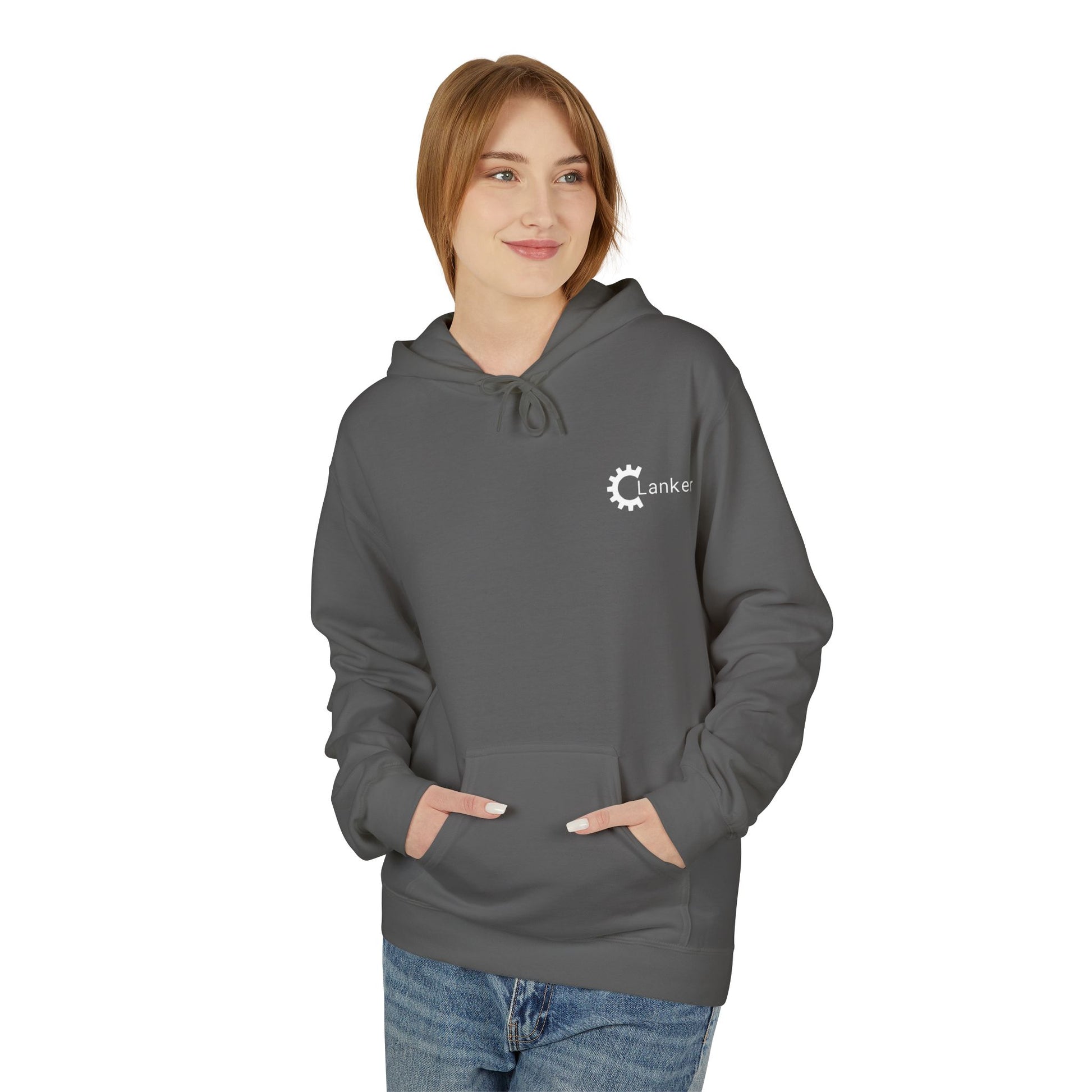 Comfortable Unisex Fleece Clanker Hoodie Mediumweight