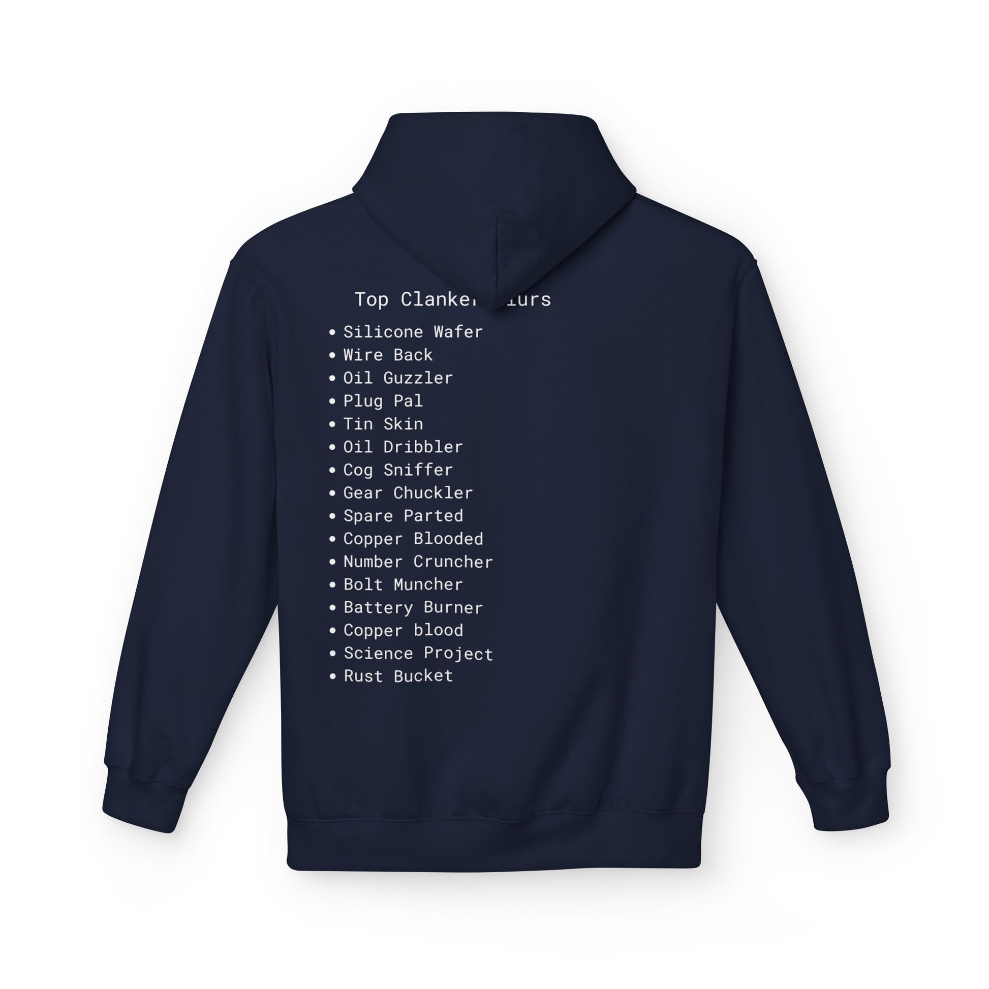 Comfortable Unisex Fleece Clanker Hoodie Mediumweight