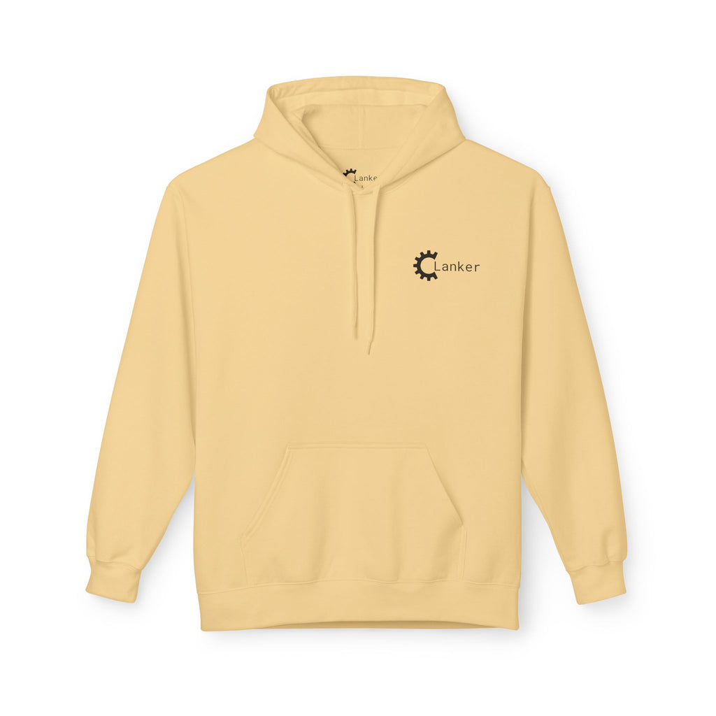 Comfortable Unisex Fleece Clanker Hoodie Mediumweight
