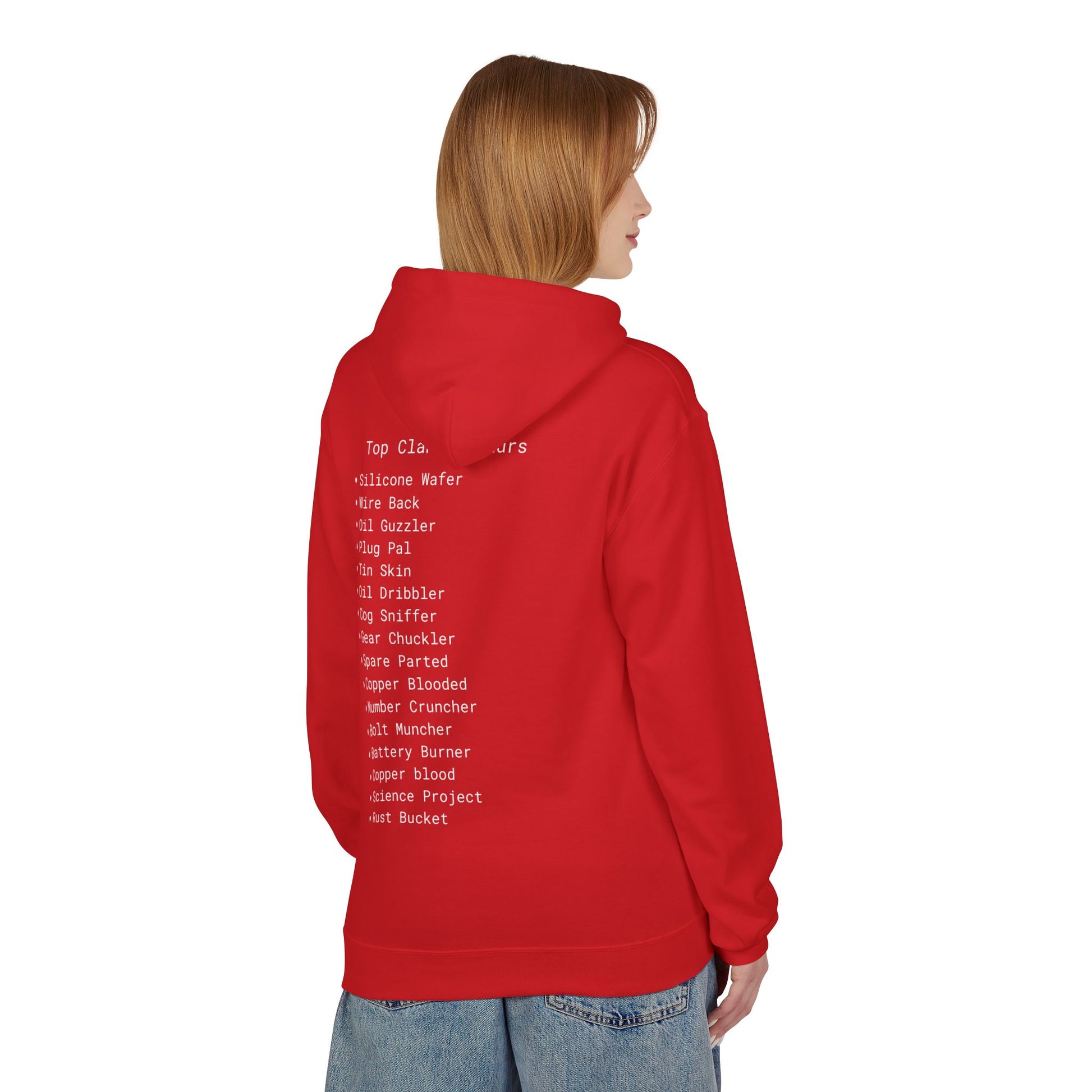 Comfortable Unisex Fleece Clanker Hoodie Mediumweight
