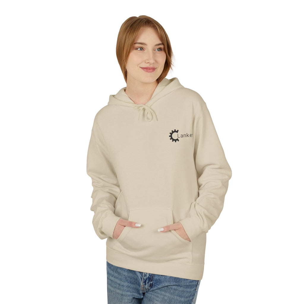 Comfortable Unisex Fleece Clanker Hoodie Mediumweight