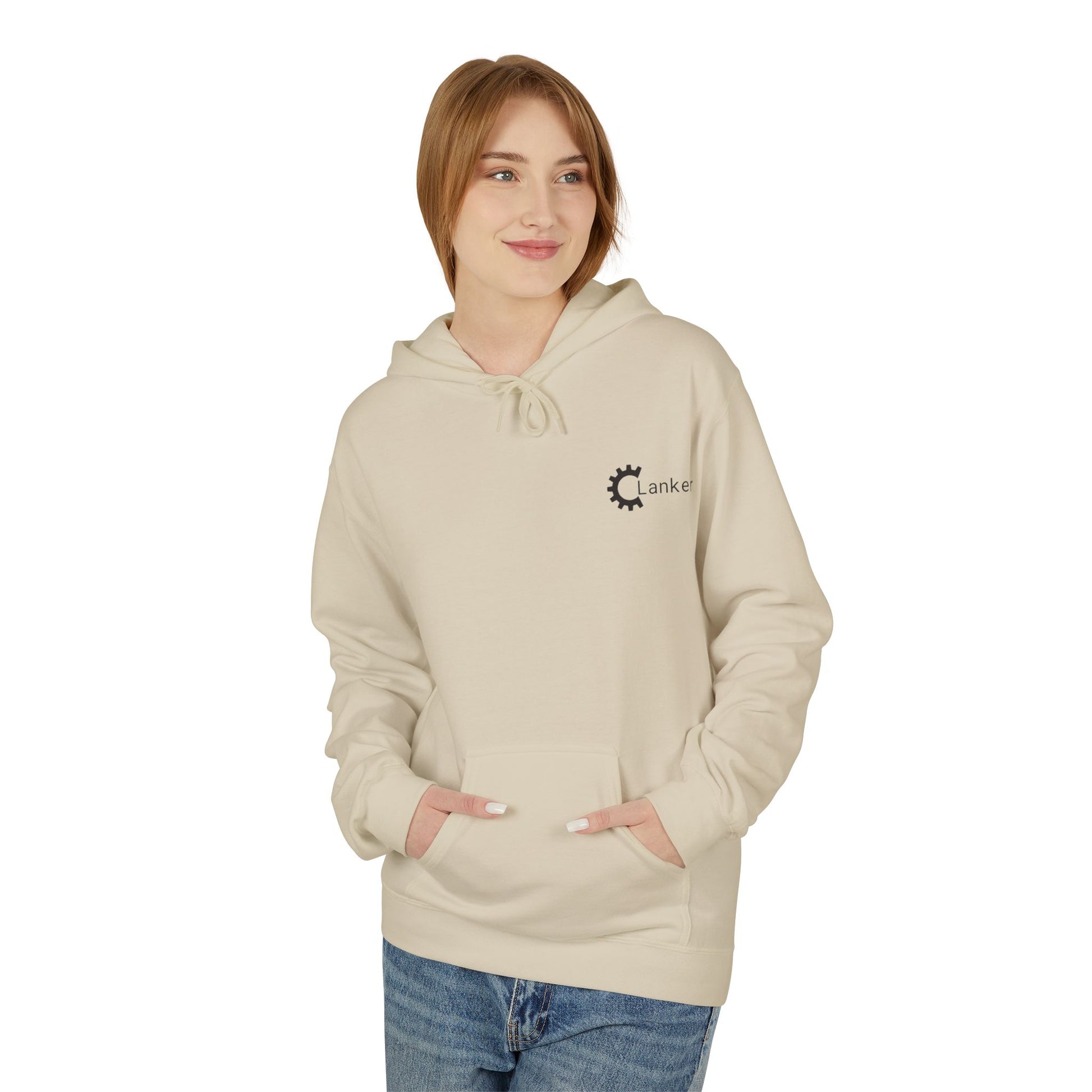 Comfortable Unisex Fleece Clanker Hoodie Mediumweight