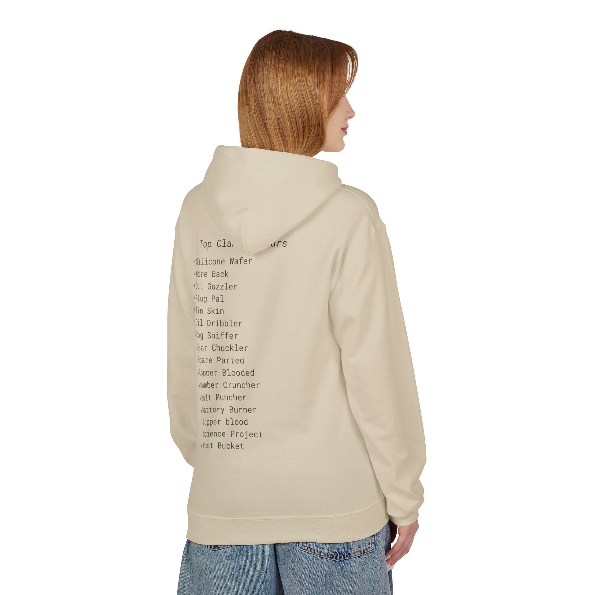 Comfortable Unisex Fleece Clanker Hoodie Mediumweight