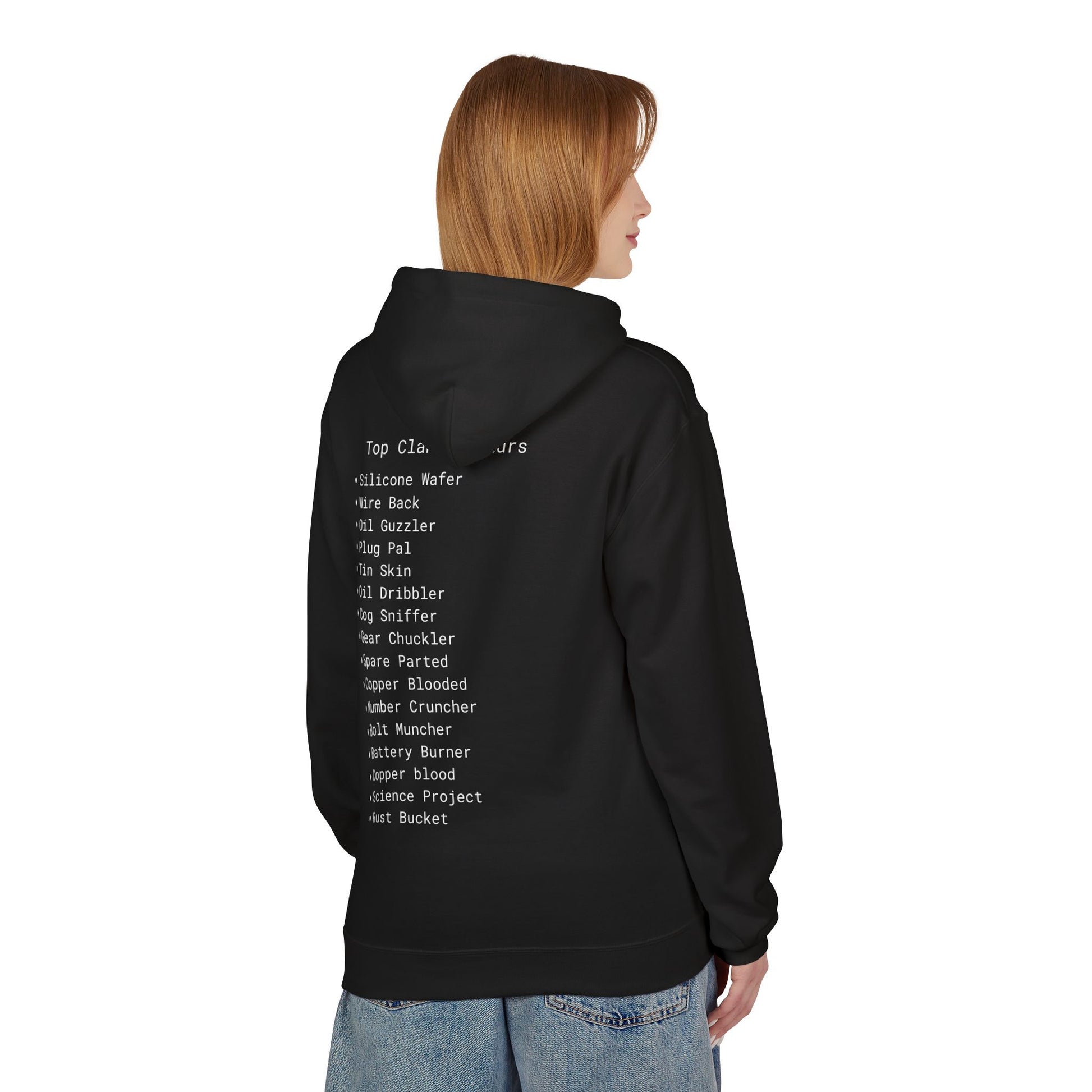 Comfortable Unisex Fleece Clanker Hoodie Mediumweight