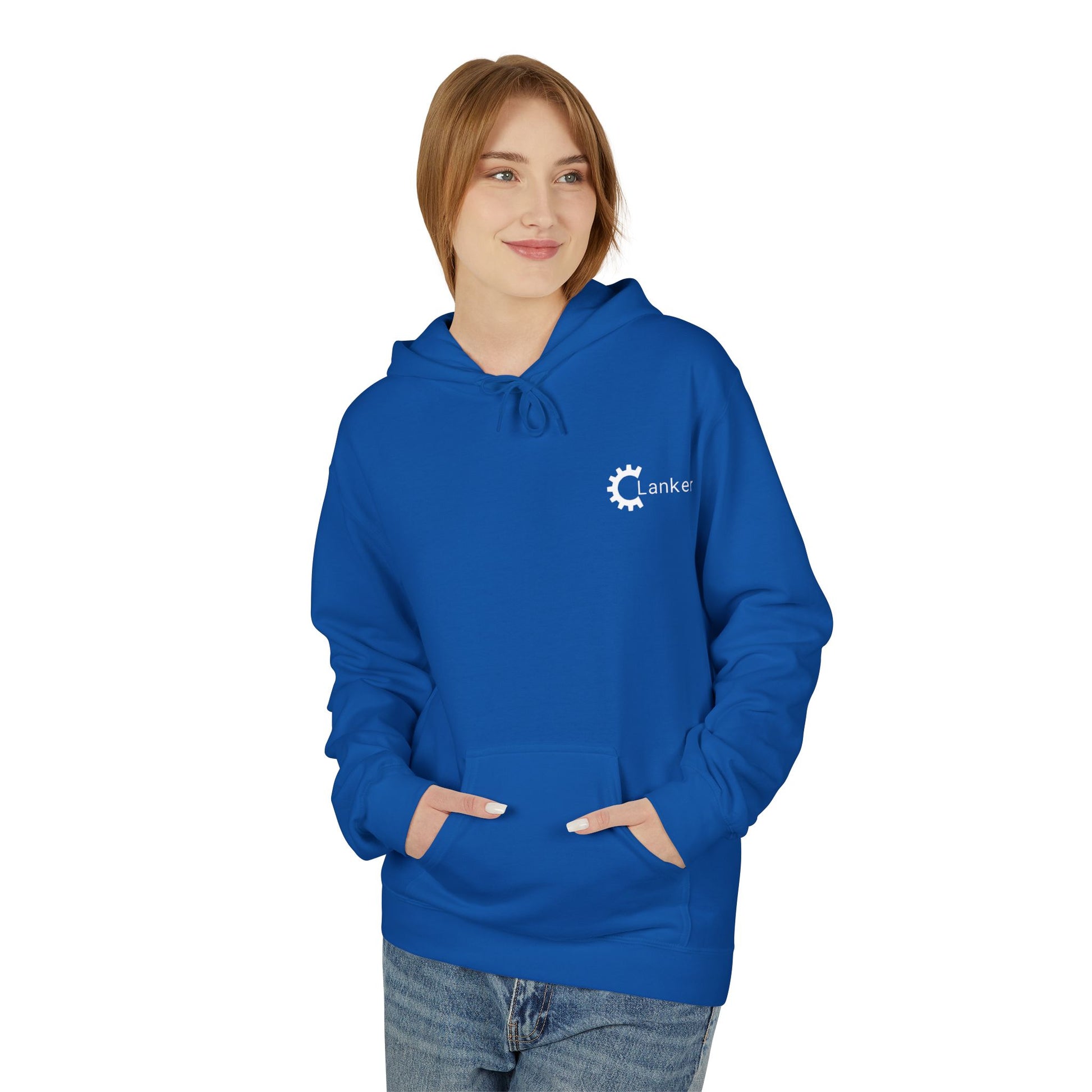 Comfortable Unisex Fleece Clanker Hoodie Mediumweight