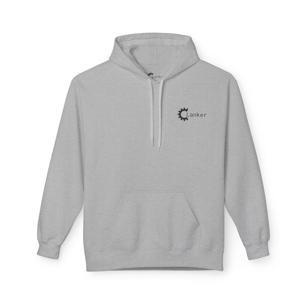 Comfortable Unisex Fleece Clanker Hoodie Mediumweight