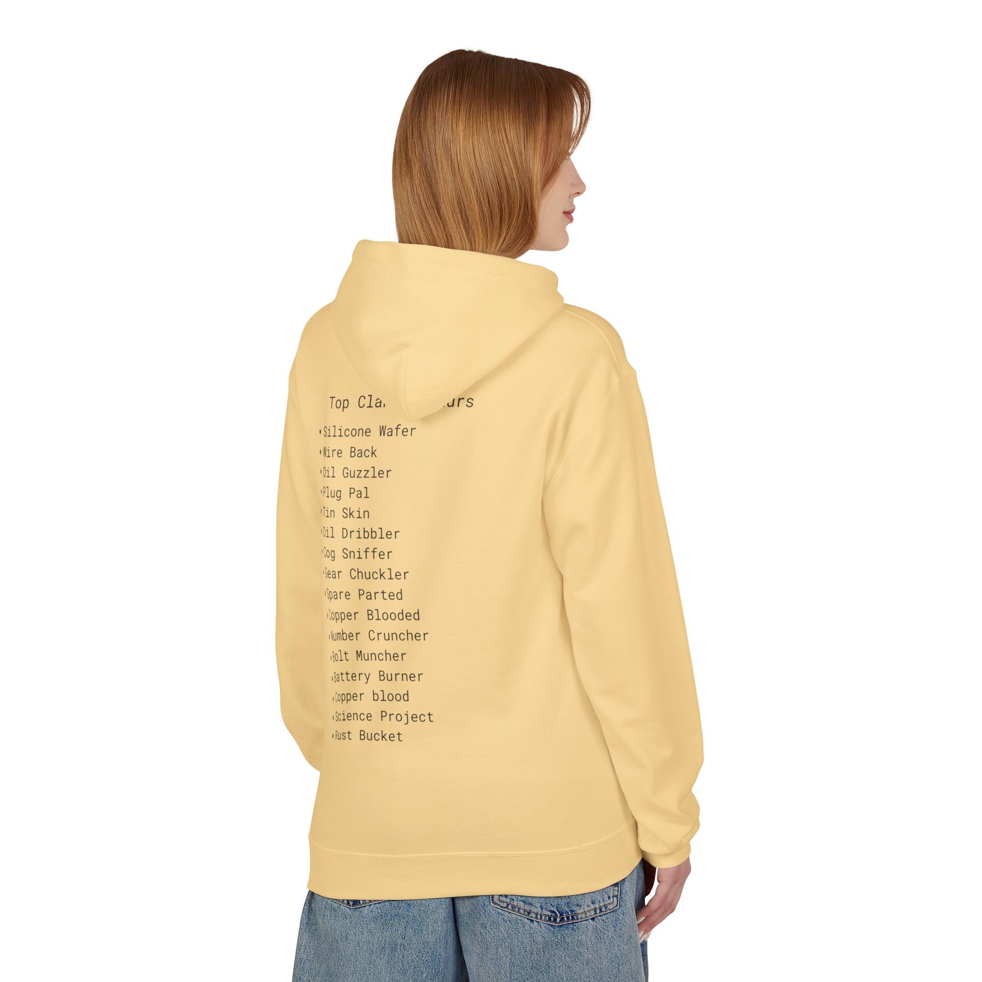 Comfortable Unisex Fleece Clanker Hoodie Mediumweight