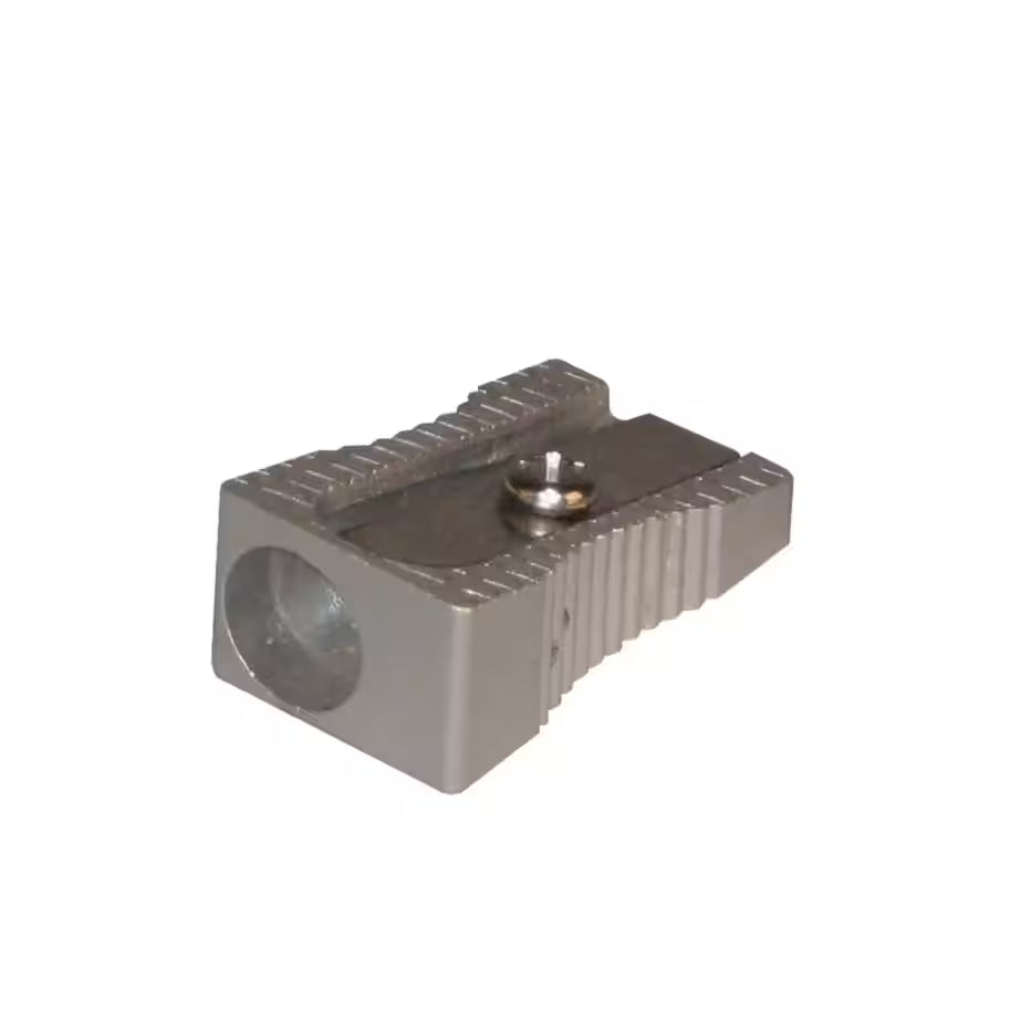 Viking Pencil Sharpener 1-Hole Metal Silver (individual)