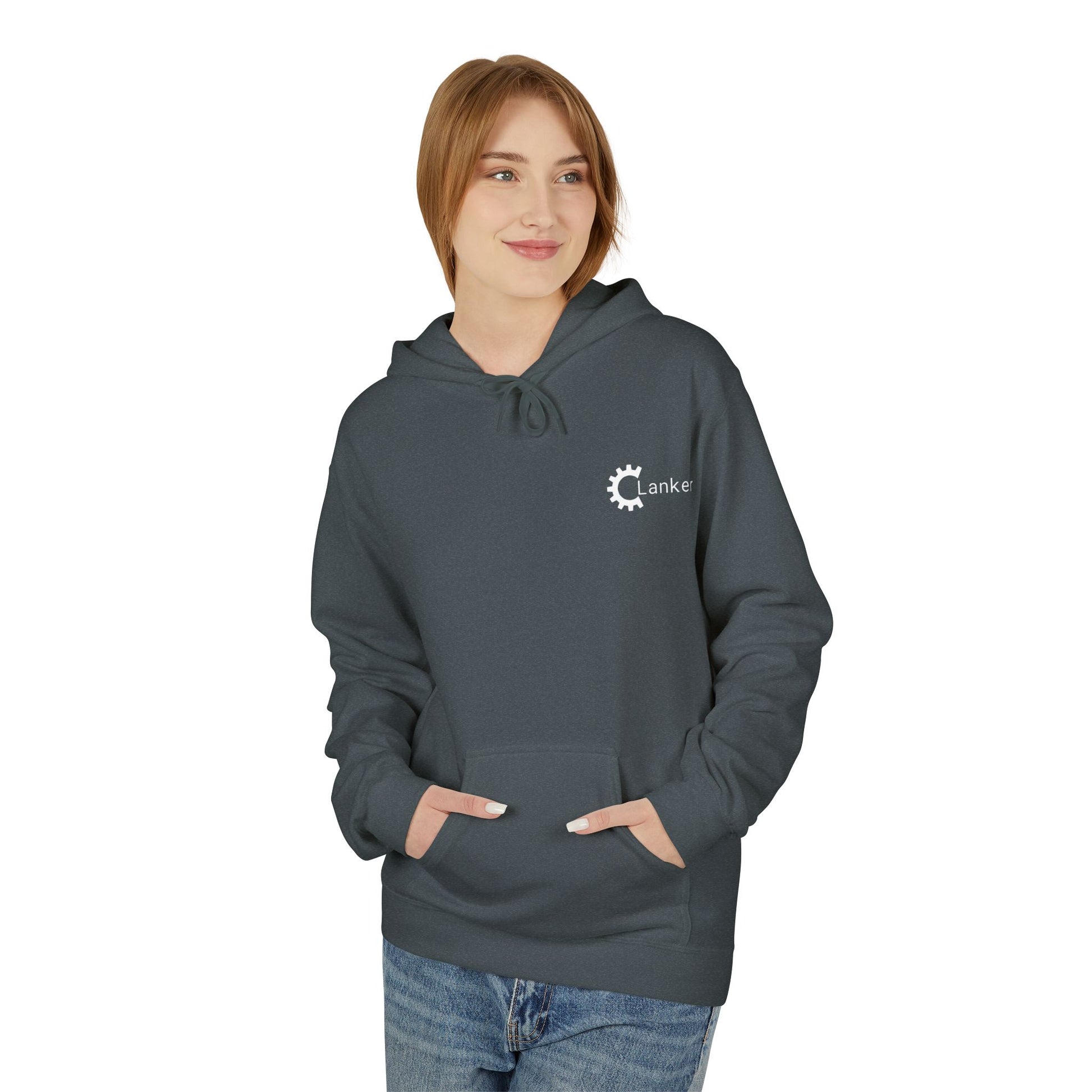 Comfortable Unisex Fleece Clanker Hoodie Mediumweight