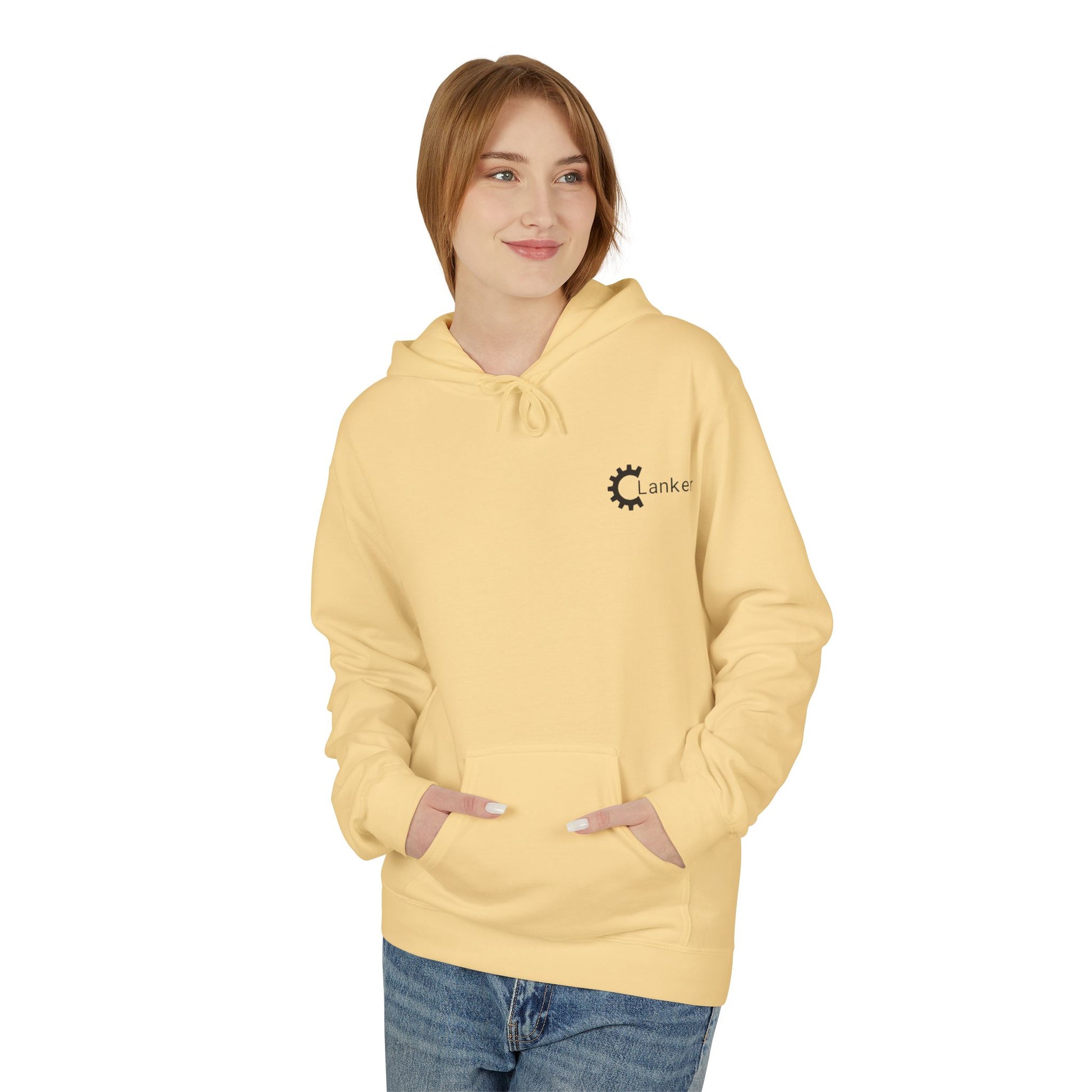 Comfortable Unisex Fleece Clanker Hoodie Mediumweight