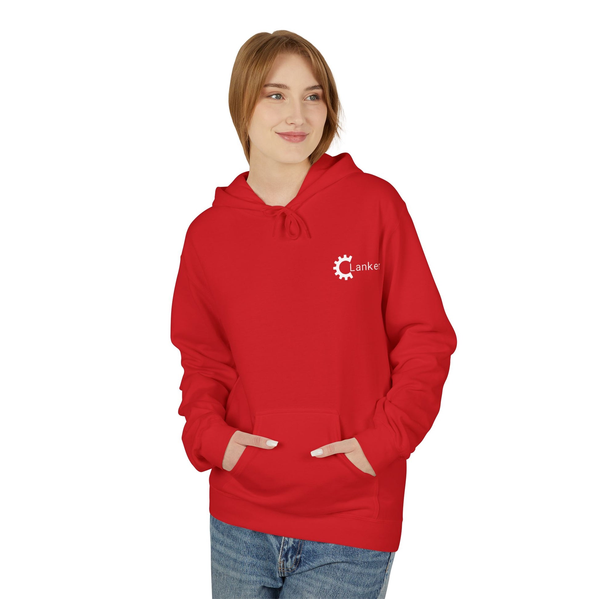 Comfortable Unisex Fleece Clanker Hoodie Mediumweight