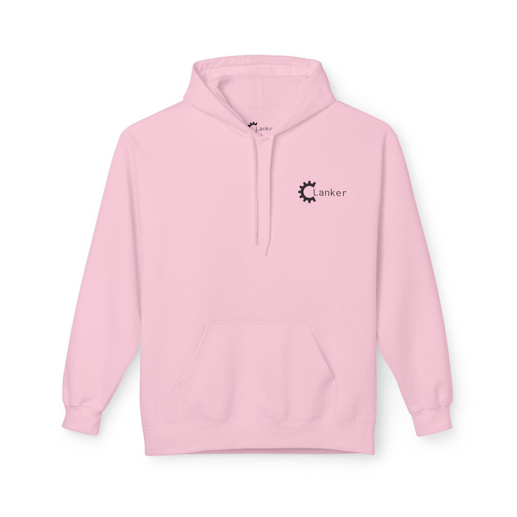 Comfortable Unisex Fleece Clanker Hoodie Mediumweight