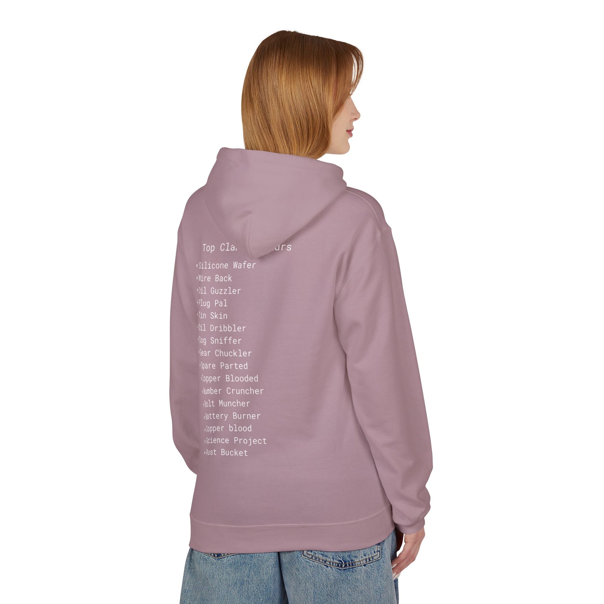 Comfortable Unisex Fleece Clanker Hoodie Mediumweight