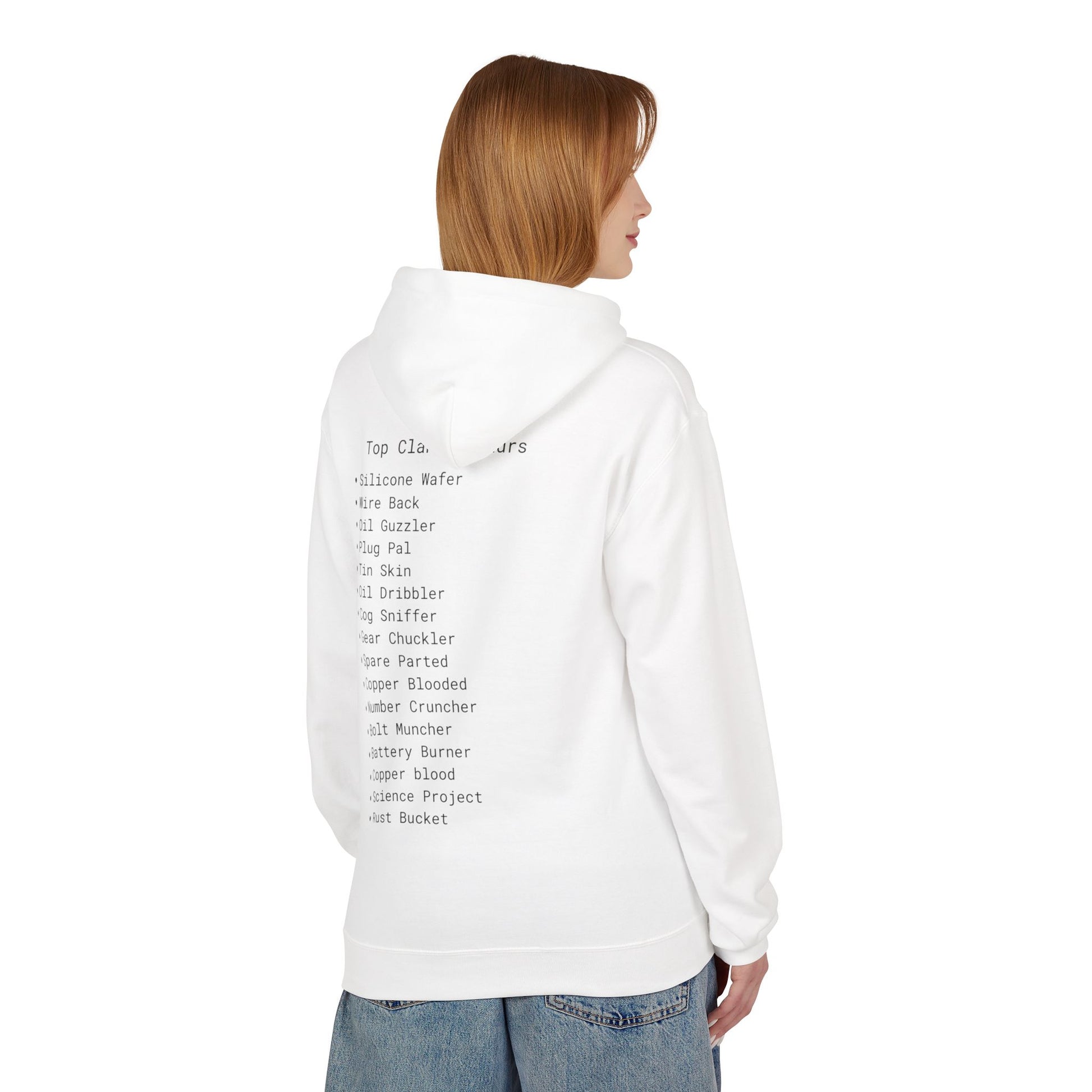 Comfortable Unisex Fleece Clanker Hoodie Mediumweight