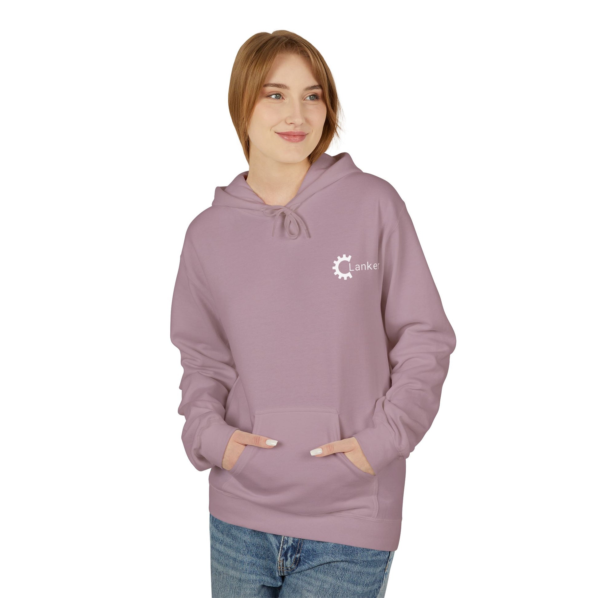 Comfortable Unisex Fleece Clanker Hoodie Mediumweight