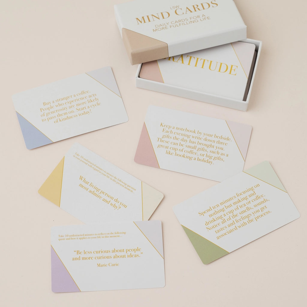 Pre Order - Lsw Mind Cards: Daily Mindfulness and Self Care Prompts
