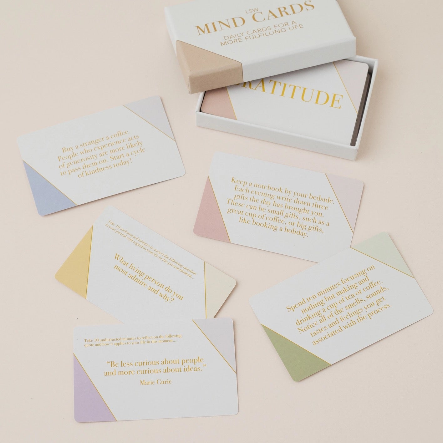 Pre Order - Lsw Mind Cards: Daily Mindfulness and Self Care Prompts