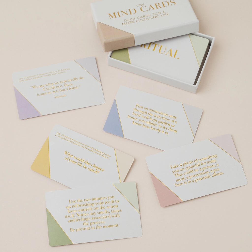 Pre Order - Lsw Mind Cards: Daily Mindfulness and Self Care Prompts