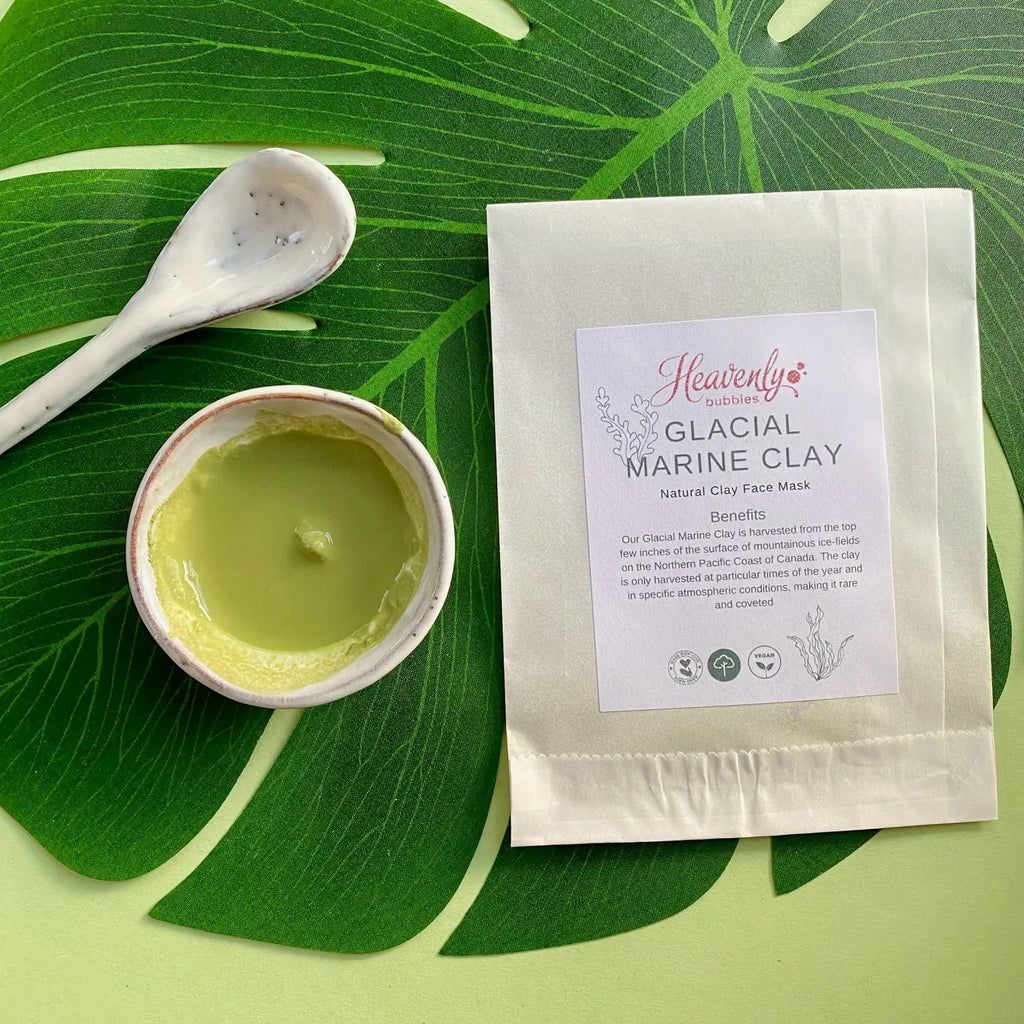 Pre order- Glacial Marine Natural Clay Face Mask Single Sachet