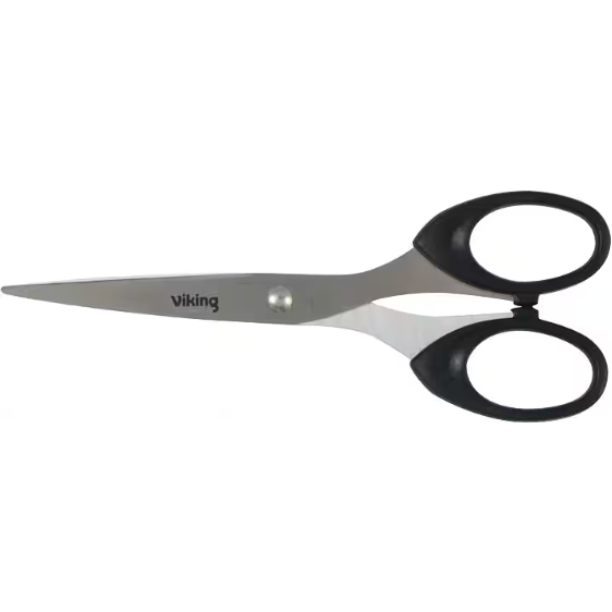 Viking Scissors Stainless Steel Black 160 mm (individual)
